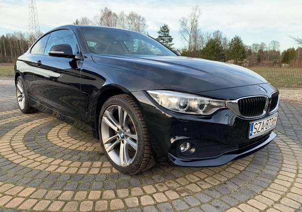 BMW Seria 4 cena 76600 przebieg: 85680, rok produkcji 2013 z Ogrodzieniec małe 407